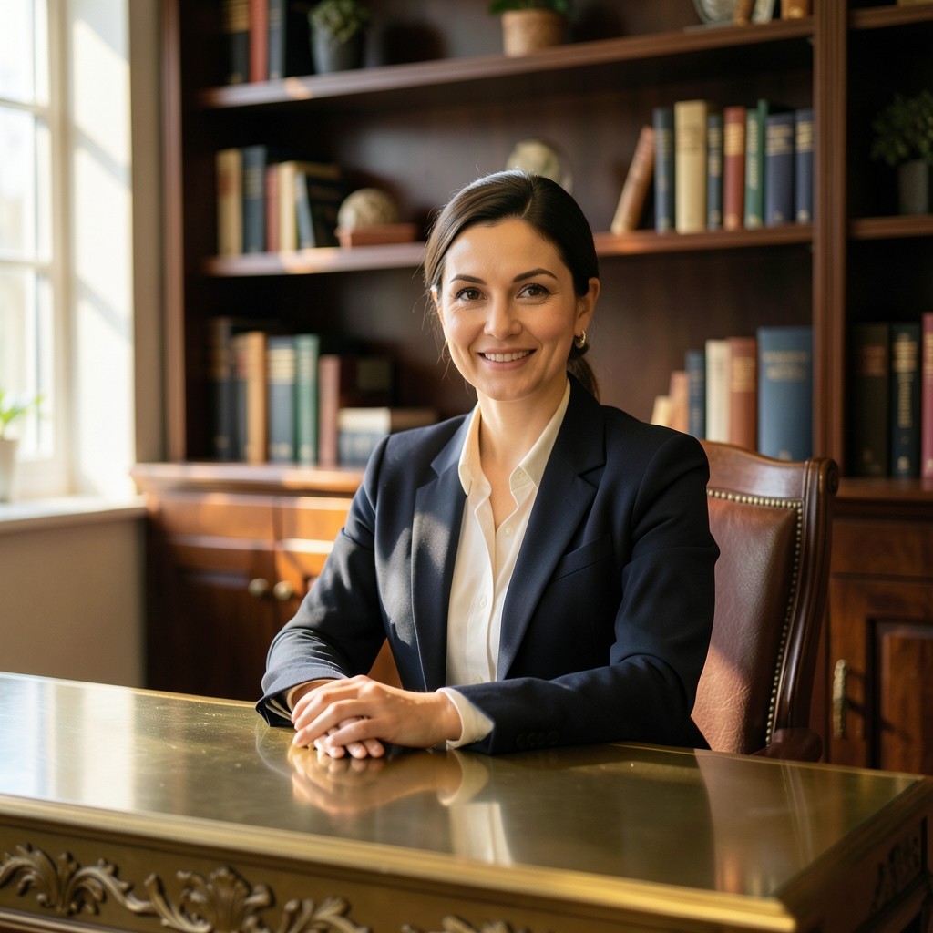 Portrait professionnel d'une consultante en droit du travail du secteur sanitaire